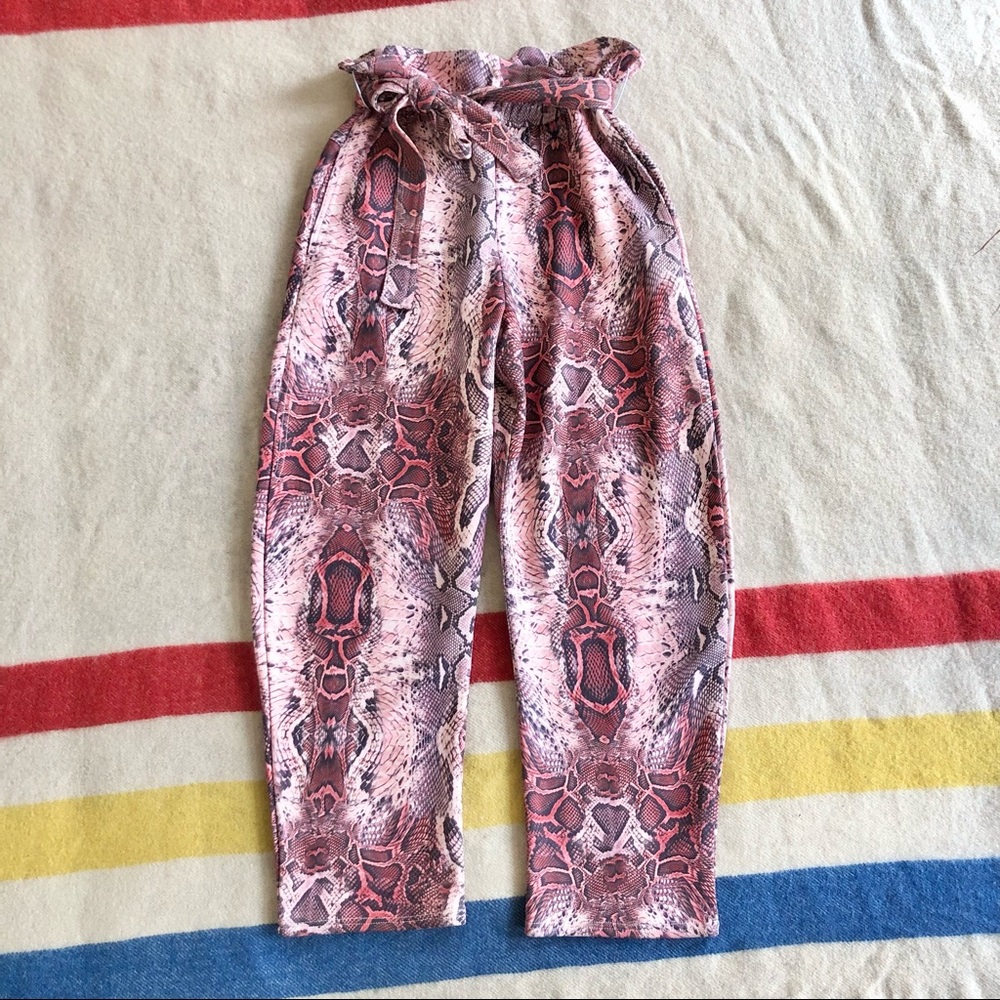 House of Sunny snakeskin print pants - Picture 5 of 12